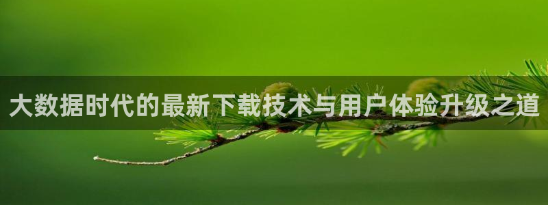 OB视讯凯捷注册：大数据时代的最新下载技术与用户体验升级之道